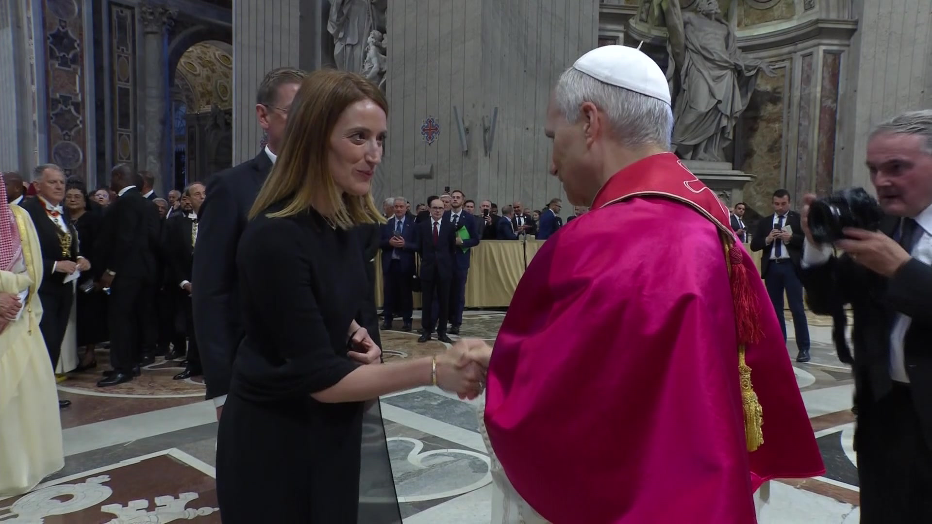 Inaugural mass of His Holiness Pope LEO XIV: extracts from the the participation of Roberta METSOLA, EP President and Ursula von der LEYEN, President of the European Commission